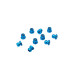 Rotule écrou court aluminium de 5mm - Bleu - T-WORKS TE-229S-TB