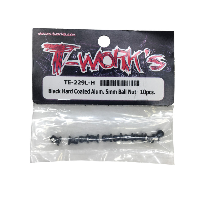 Rotule écrou en aluminium renforcé de 5mm - Noir - T-WORKS TE-229L-H
