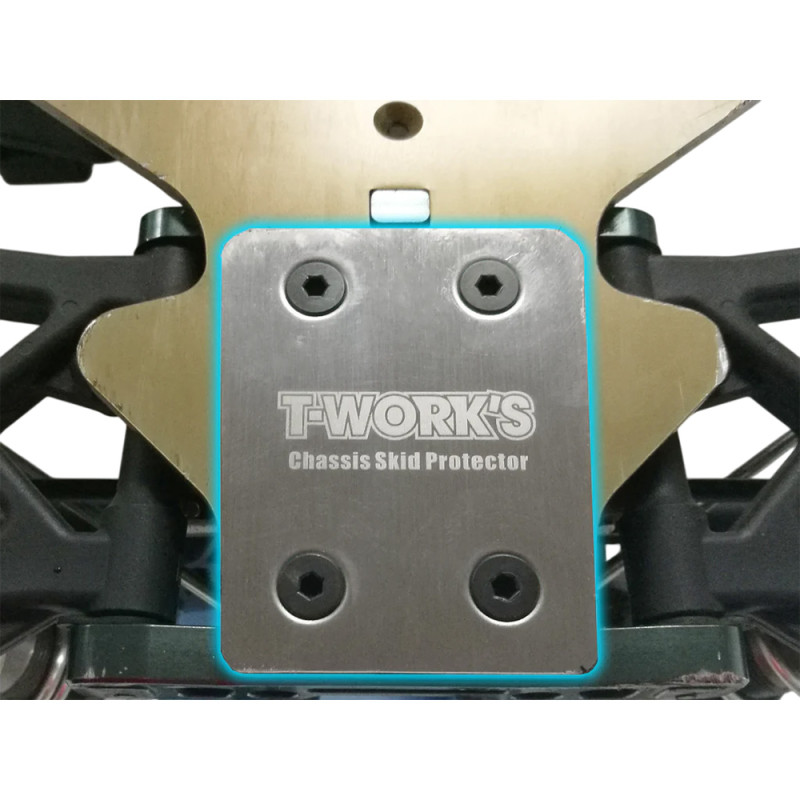 Protection de châssis arrière en acier inoxydable - T-WORKS TO-220-K