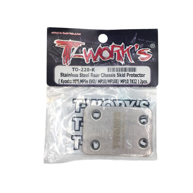 Protection de châssis arrière en acier inoxydable - T-WORKS TO-220-K