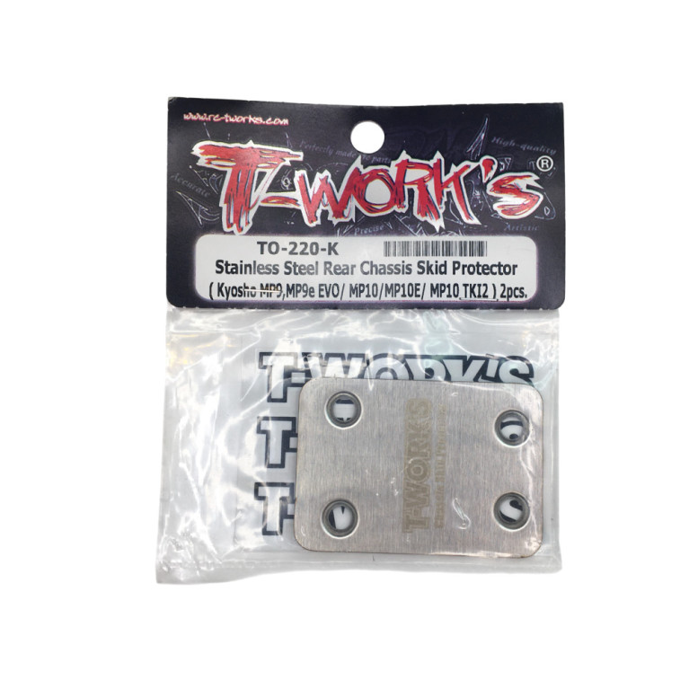 Protection de châssis arrière en acier inoxydable - T-WORKS TO-220-K