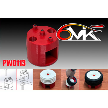 Cône de montage pneus 1/8 Buggy - 6MIK PW0113