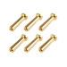 6 Prises male 4.0mm 90° - Or - CORALLY C-50151