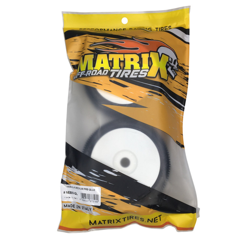 2 Roues "Nebula" montées collés - Medium - MATRIX NEBM-GL