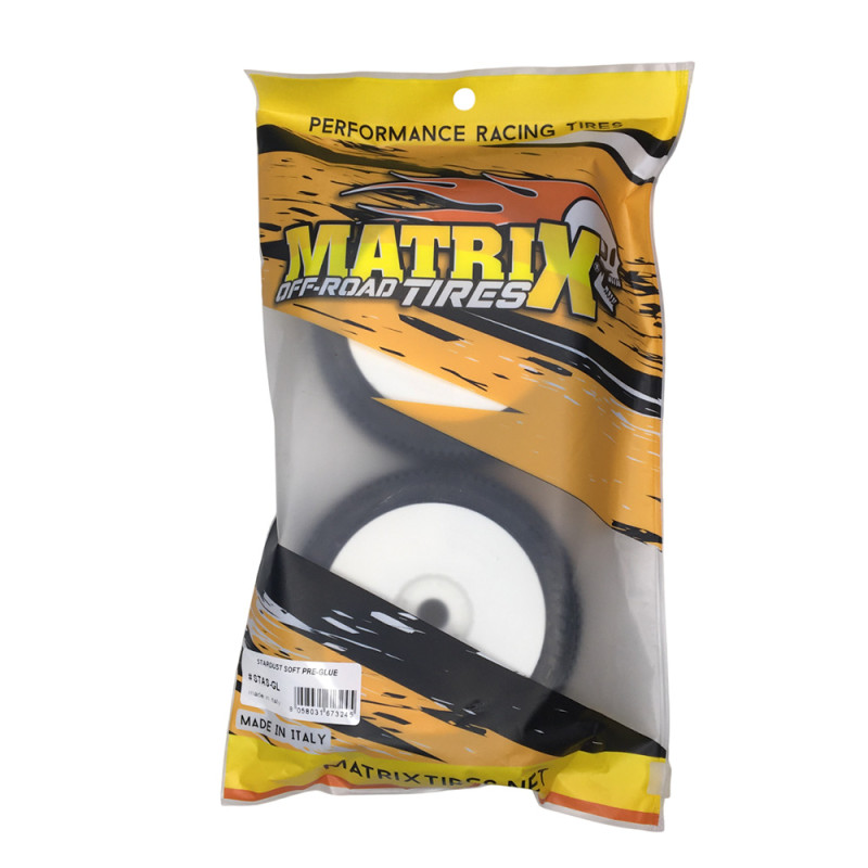 2 Roues "Stardust" montées collés - Soft - MATRIX STAS-GL