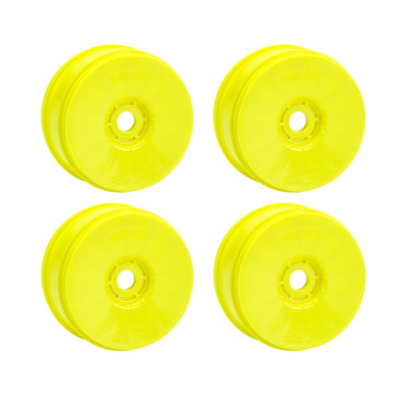 4 Jantes TT 1/8 - Jaune - MATRIX OFFRIMY