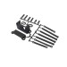 Biellettes et support - Fazer D2 - KYOSHO FA607