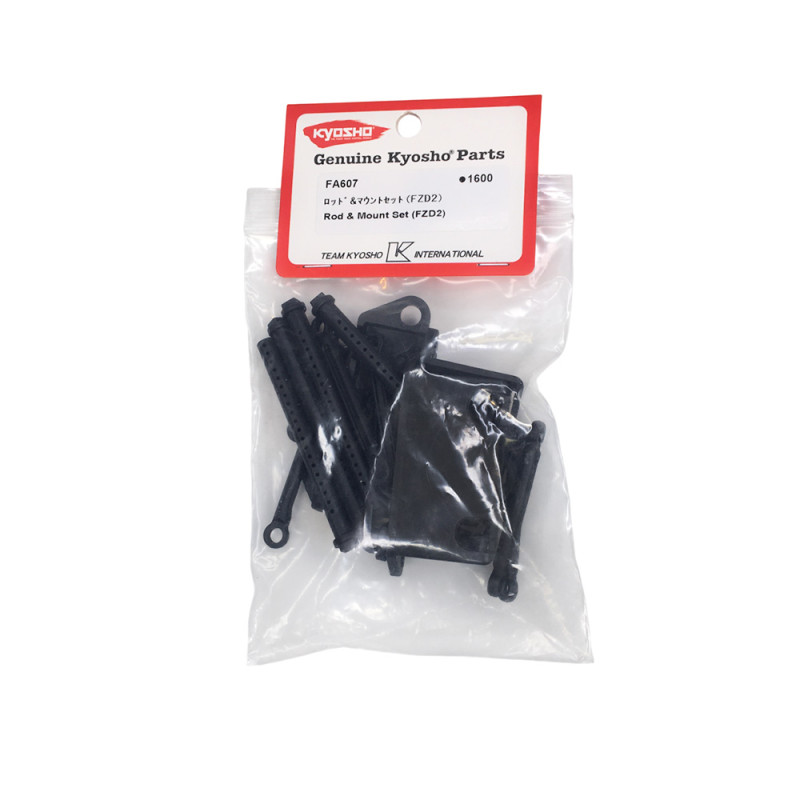 Biellettes et support - Fazer D2 - KYOSHO FA607