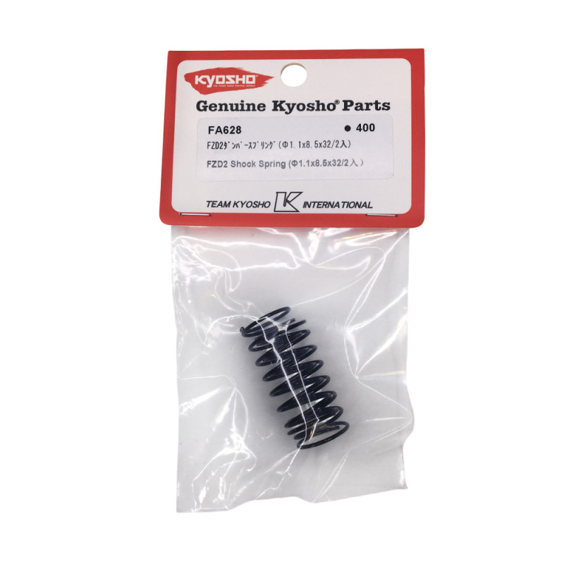 Ressorts d'amortisseur Ø1.1x8.5x32/2 - Fazer D2 - KYOSHO FA628
