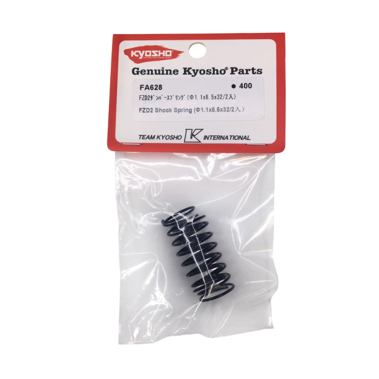 Ressorts d'amortisseur Ø1.1x8.5x32/2 - Fazer D2 - KYOSHO FA628