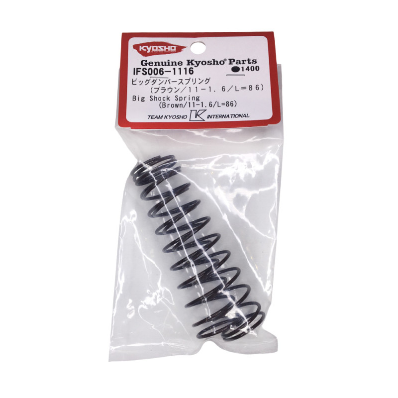 Ressorts d'amortisseur Big 86mm - Marron - KYOSHO IFS006-1116