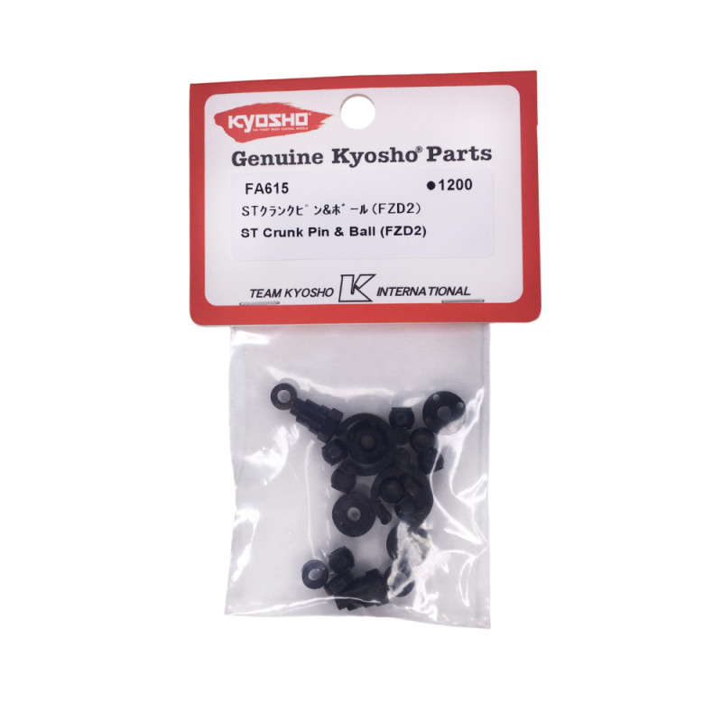 Cales, rotules et entretoises - Fazer D2 - KYOSHO FA615
