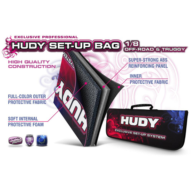 Banc de réglage 1/8 TT + Sacoche - HUDY 108856