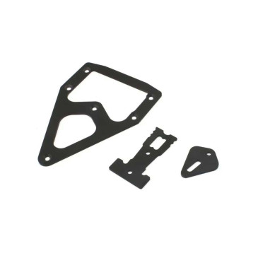 Plaques suspension arrière (A) - Plazma MK3- KYOSHO EF253M
