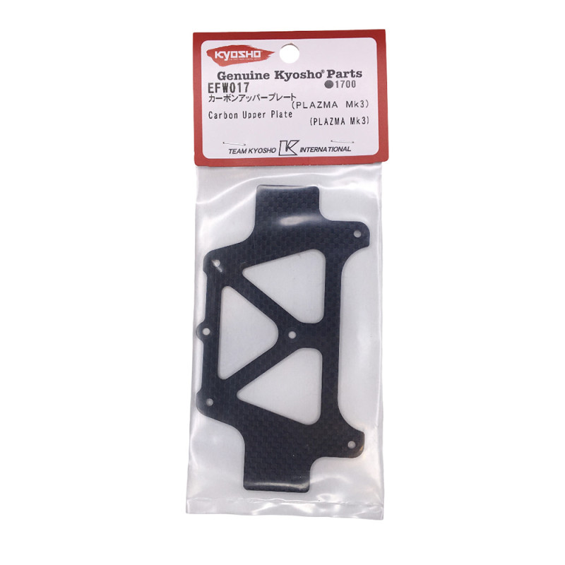 Plaque supérieure en carbone - Plazma MK3 - KYOSHO EFW017