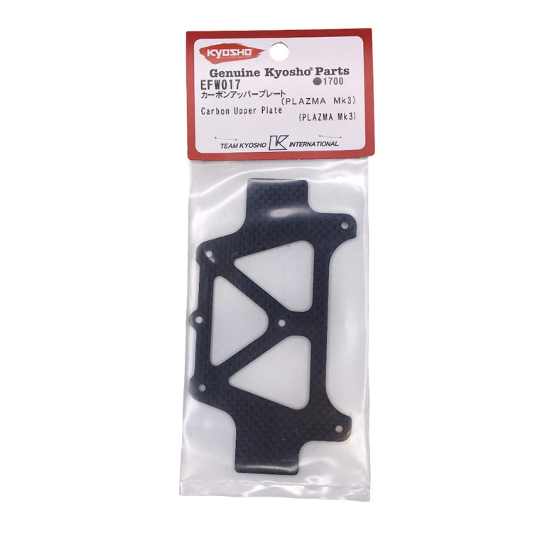 Plaque supérieure en carbone - Plazma MK3 - KYOSHO EFW017