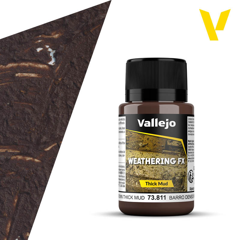 Boue Marron épaisse - 40ml Weathering FX - VALLEJO 73.811