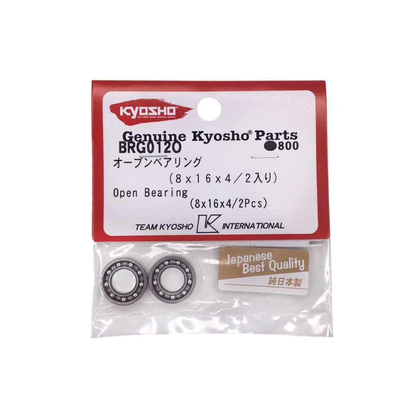 2 Roulements à billes 8X16X4mm - KYOSHO BRG012O