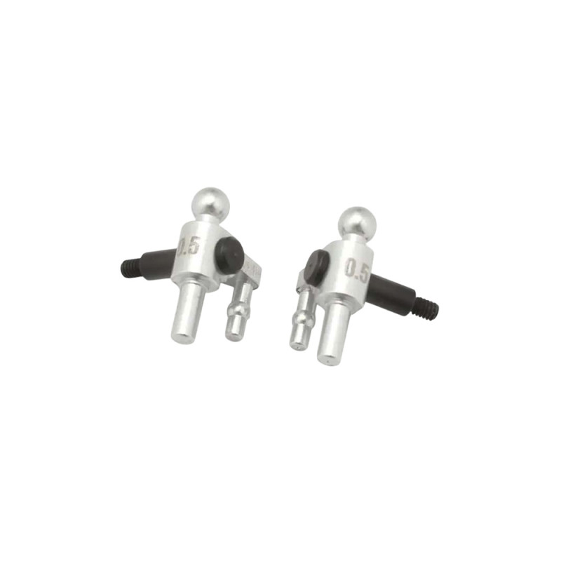 Porte-fusée en aluminium - Carrossage 0.5° - KYOSHO MZW710-05