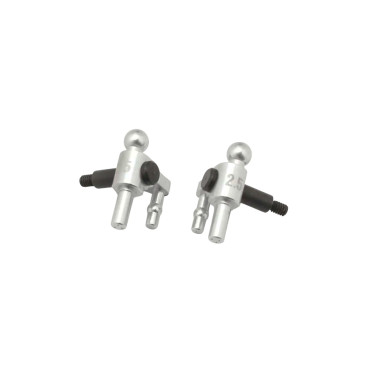 Porte-fusée en aluminium - Carrossage 2.5° - KYOSHO MZW710-25