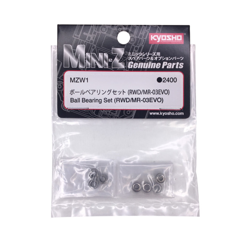 7 Roulements à billes - Mini-Z MR01/2/3 - KYOSHO MZW1