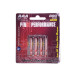 4 Piles AAA Ni-MH 800 mAh - Mini-Z - PINK PERFORMANCE PP2-800AAA