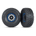 2 Roues BFGoodrich KR3 + jantes bleues - TRAXXAS 8474X