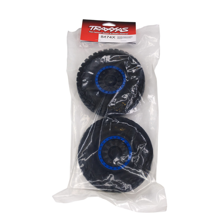 2 Roues BFGoodrich KR3 - BLEU - TRAXXAS 8474X