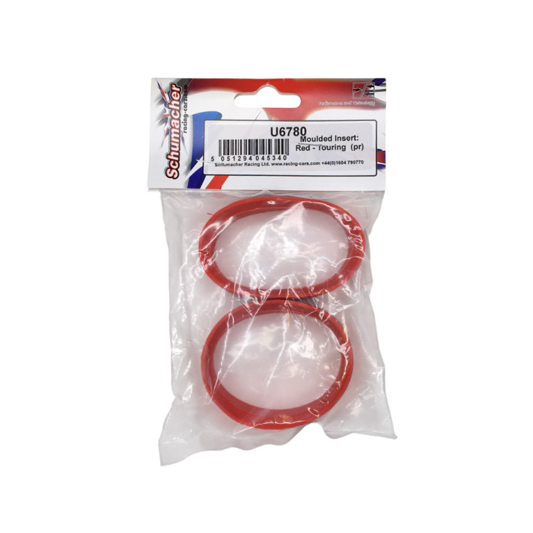 2 Inserts moulé - Rouge - SCHUMACHER U6780