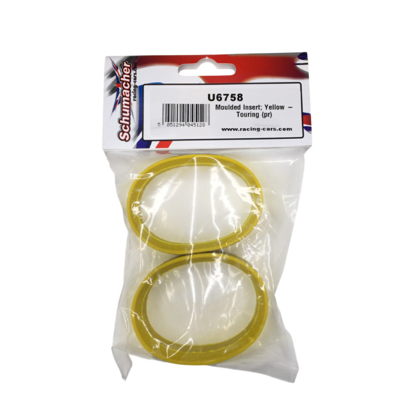 2 Inserts moulé - Jaune - SCHUMACHER U6758
