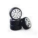 4 Roues M-Design - Blanc/Noir- CARSON 500900183