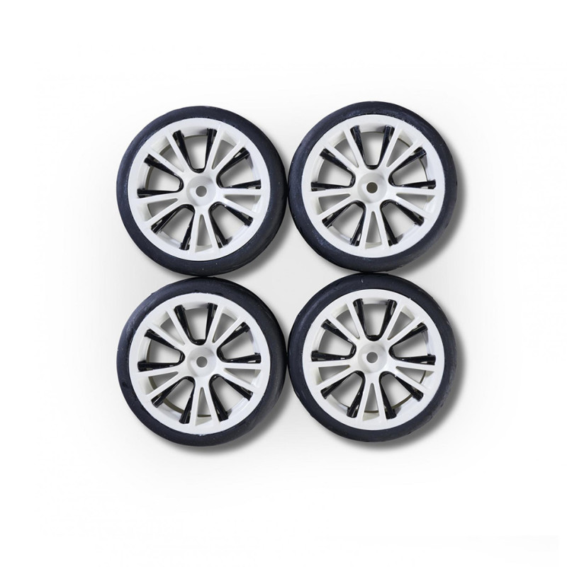 4 Roues M-Design - Blanc/Noir- CARSON 500900183