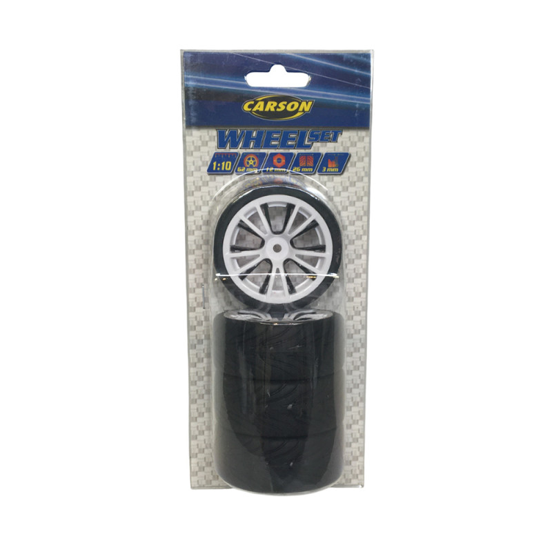 4 Roues M-Design - Blanc/Noir- CARSON 500900183