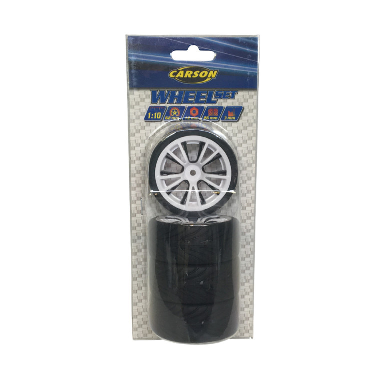 4 Roues M-Design - Blanc/Noir- CARSON 500900183