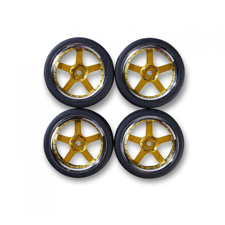 4 Roues M-Design - Doré/Chrome - CARSON 500900189
