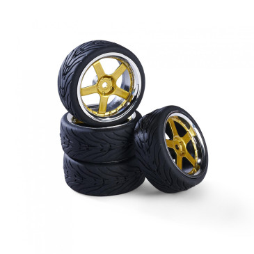 4 Roues M-Design - Doré/Chrome - CARSON 500900189