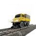 Mercedes-Benz Unimog U406 rail-route - 1/87 - CARSON 500504146