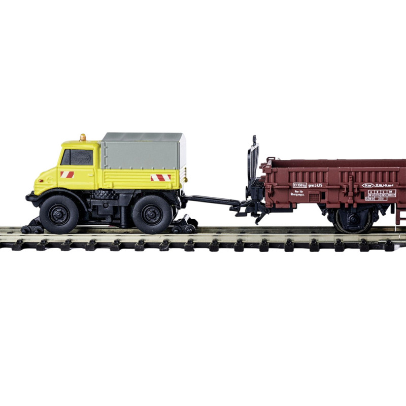 Mercedes-Benz Unimog U406 rail-route - 1/87 - CARSON 500504146