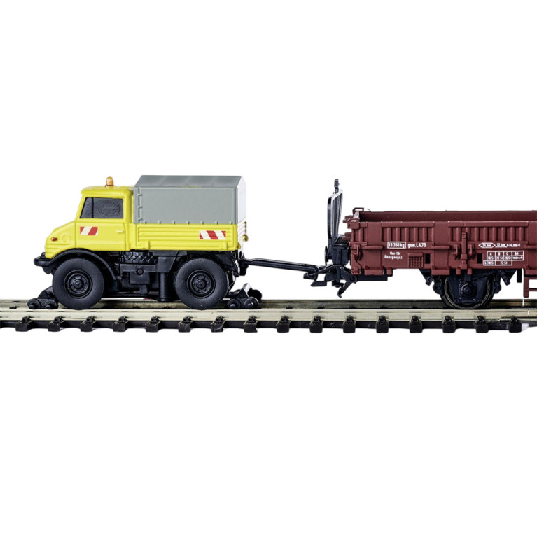 Mercedes-Benz Unimog U406 rail-route - 1/87 - CARSON 500504146