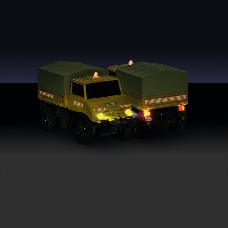 Mercedes-Benz Unimog U406 rail-route - 1/87 - CARSON 500504146