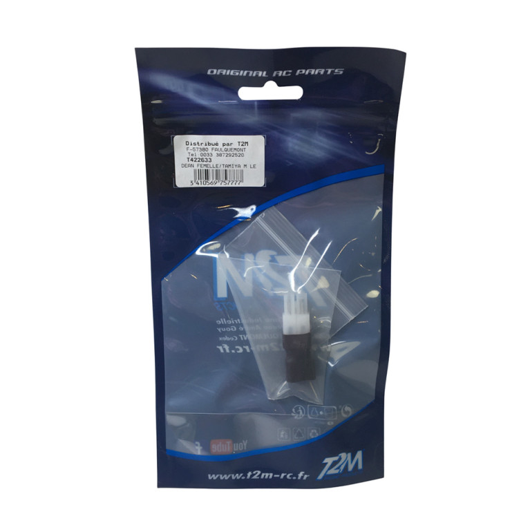 Adaptateur Dean femelle vers Tamiya Mâle - T2M T422633