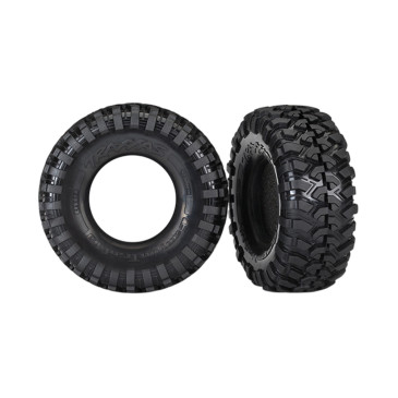 2 Pneus Canyon Trail S1 + insert mousse - TRAXXAS 8270