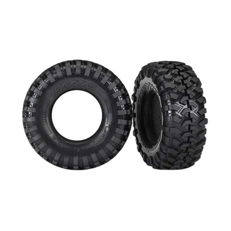 2 Pneus Canyon Trail S1 + insert mousse - TRAXXAS 8270