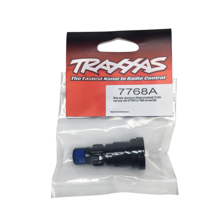 Axe de Roue en aluminium - Noir - TRAXXAS 7768A