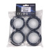 4 Pneus de drift 1/10 - Noir - T2M T422634N