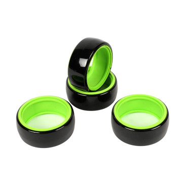 4 Pneus de drift 1/10 - Vert - T2M T422634V