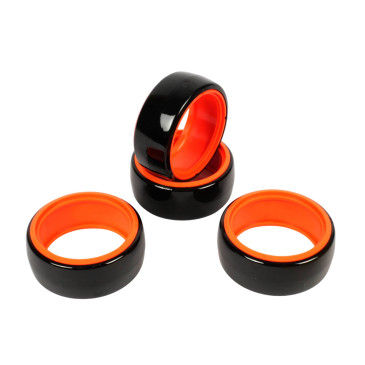 4 Pneus de drift 1/10 - Orange - T2M T422634O