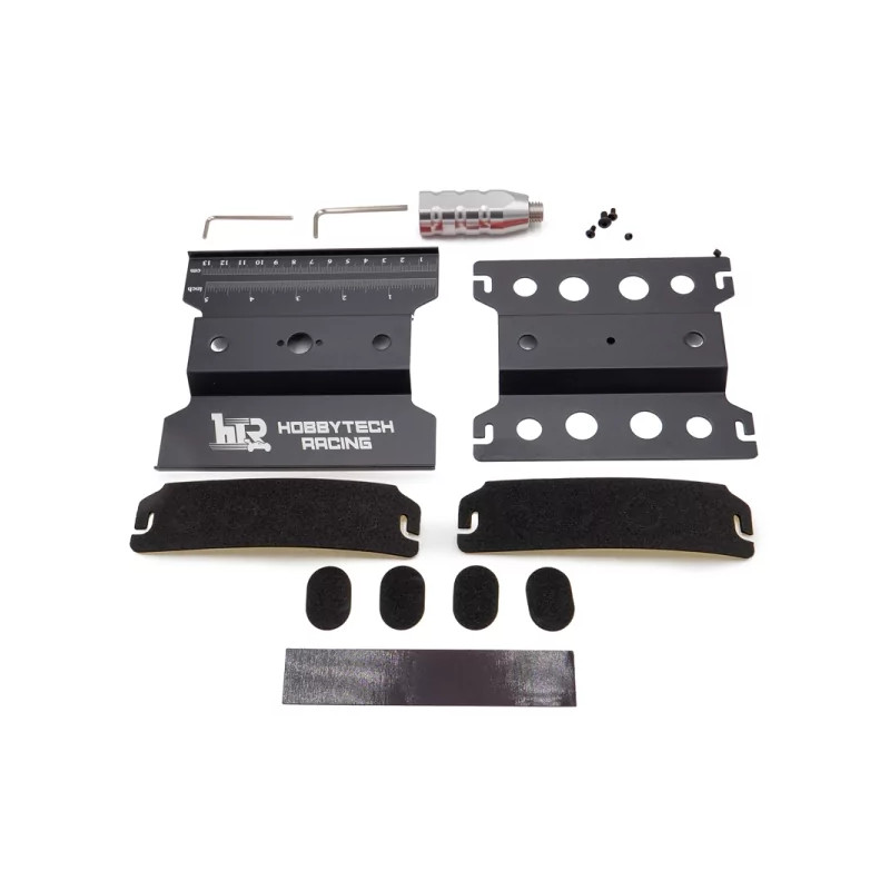 Plateau tournant en aluminium - Noir - HOBBYTECH HTR-459-BK