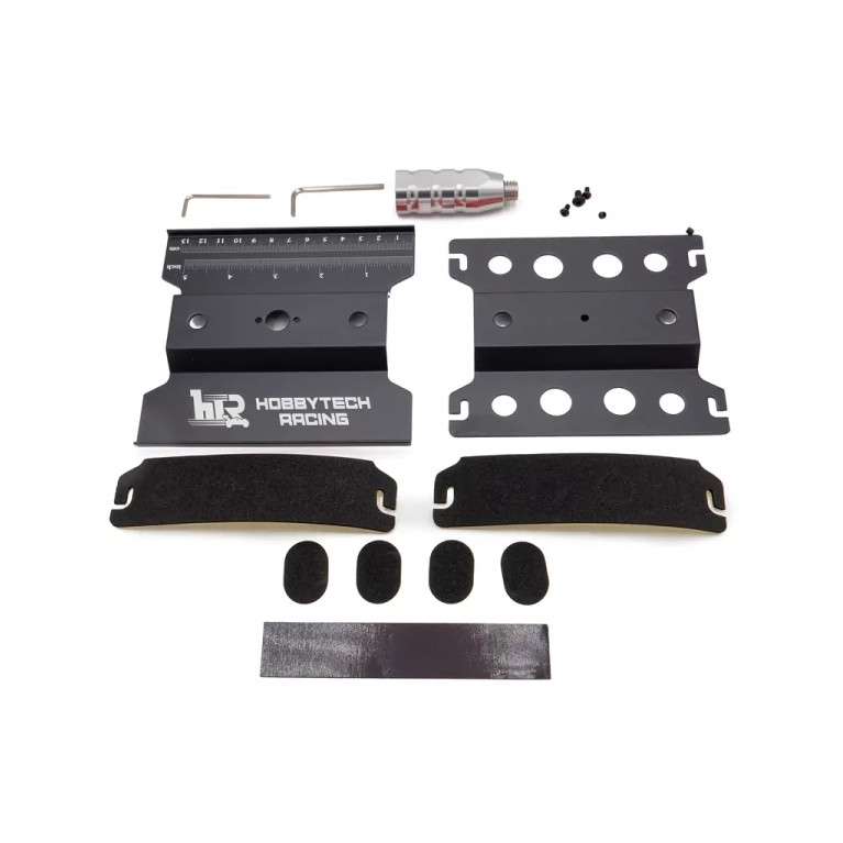 Plateau tournant en aluminium - Noir - HOBBYTECH HTR-459-BK