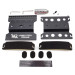 Plateau tournant en aluminium - Noir - HOBBYTECH HTR-459-BK